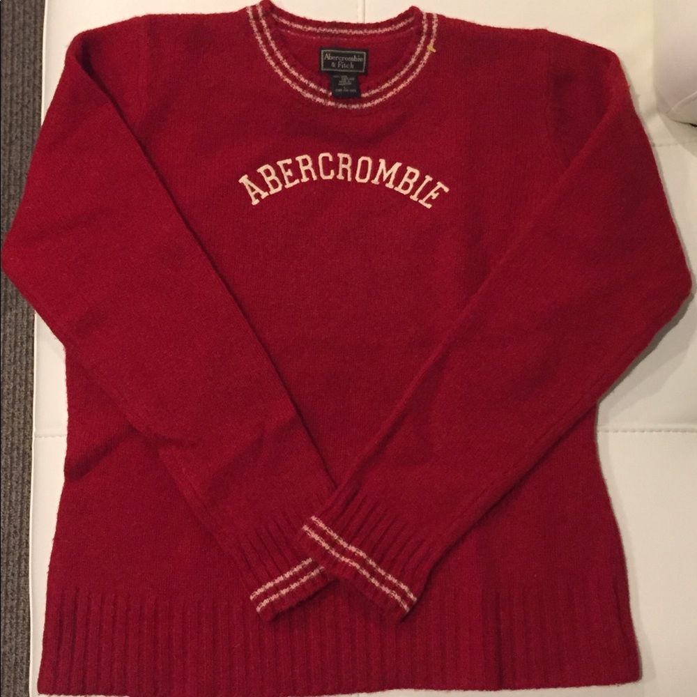 A&F Full Sleeves 100% Wool Sweater